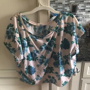 american apparel floral top